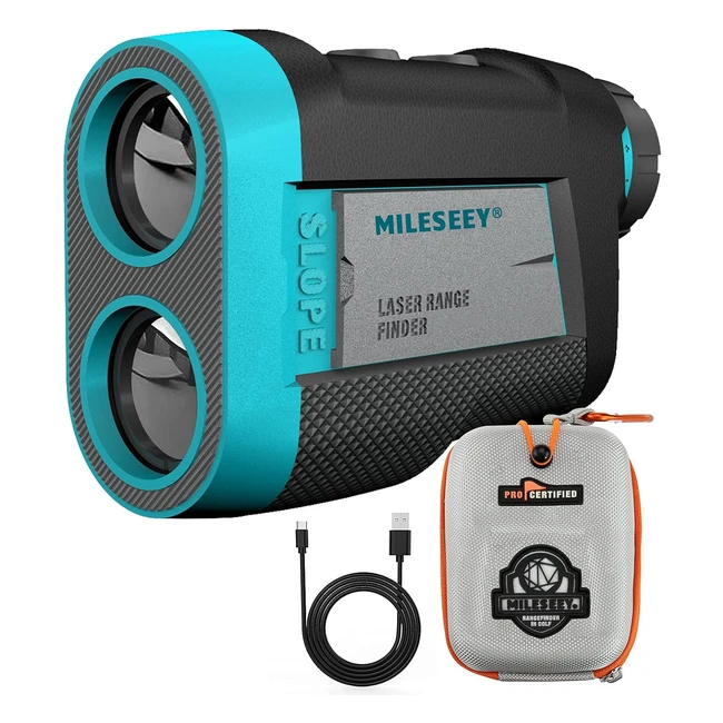 Mileseey Telemetro Golf Magnetico 600m - Ingrandimento 6x - Ricarica USB