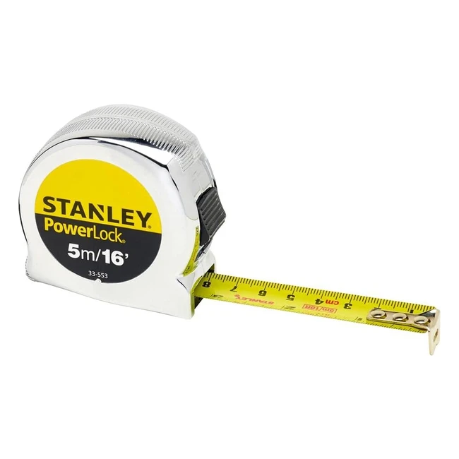 Flexmetro Stanley Powerlock 5m - Precisin y Durabilidad