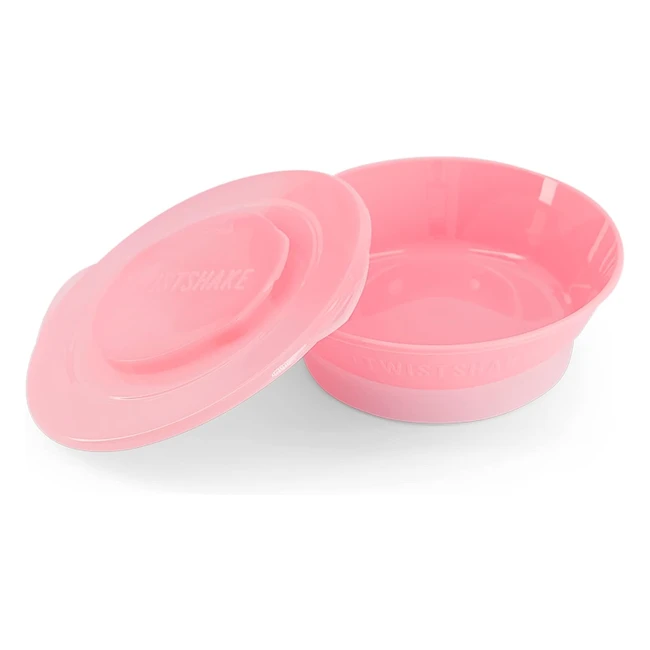 Ciotole Twistshake con Coperchio e Anello in Silicone per Beb e Bambini - Alim