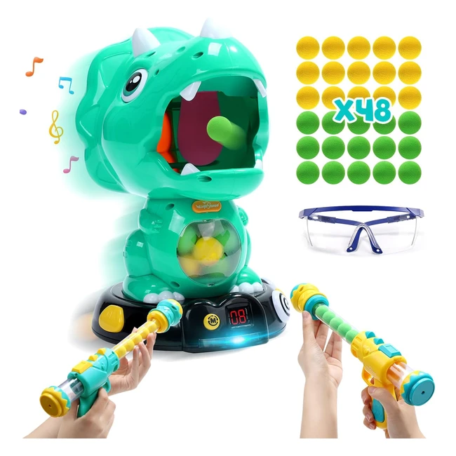 Moveable Dinosaur Shooting Toys - Fun  Educational - Gift for Boys and Girls