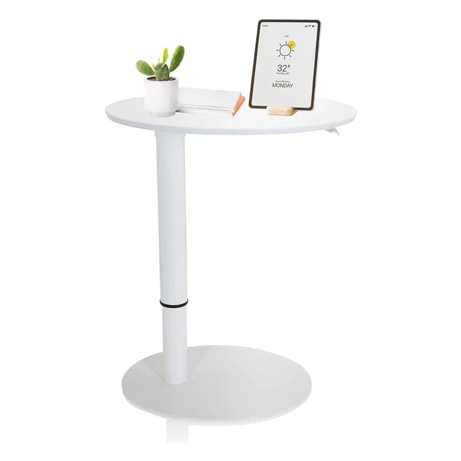 HJH Office 830055 Stehtisch hhenverstellbar Stand III wei Beistelltisch mit 