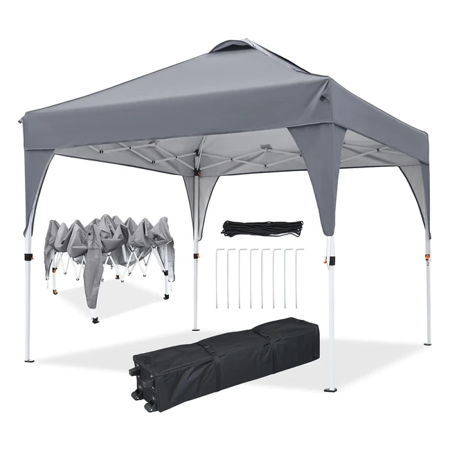 Pop Up Gazebo 3x3m  EJVictor  Instant Folding  Wheeled Bag  Outdoor Tent