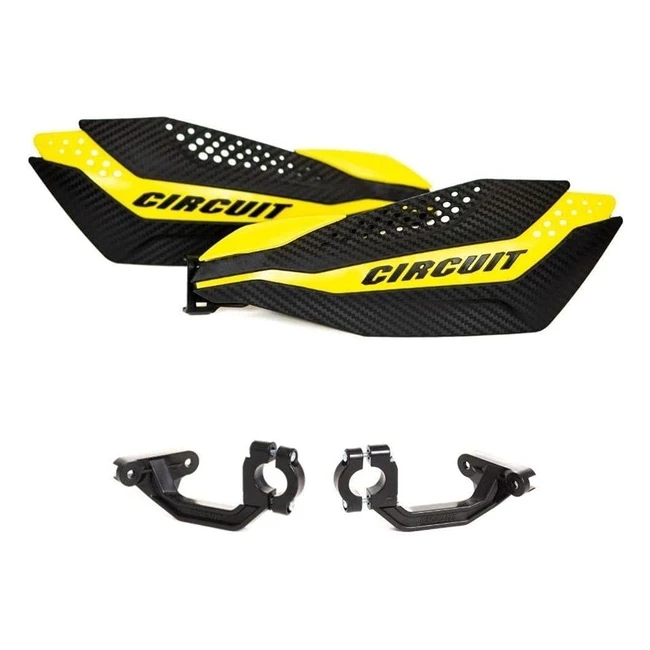 Paramani Motocross Giallo PM0382D6 - Universale - Flessibile e Resistente