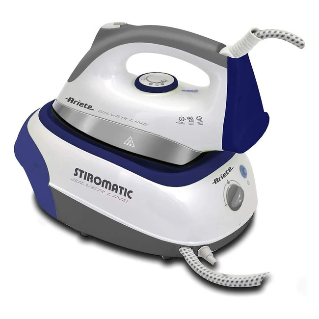 Centro de planchado Ariete 5579 Stiromatic Silver Line 2200W - Autonomie illimitée, pression de 35 bars, semelle en céramique