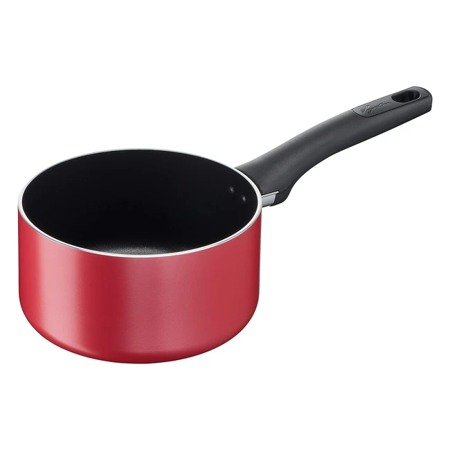Cacerola Lagostina Mediterránea Antiadherente - 18 cm - Color Rojo