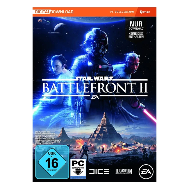 Star Wars Battlefront 2 Standard Edition PC Download Origin Code - Multiplayer-Schlachten, emotionale Story & legendäre Charaktere