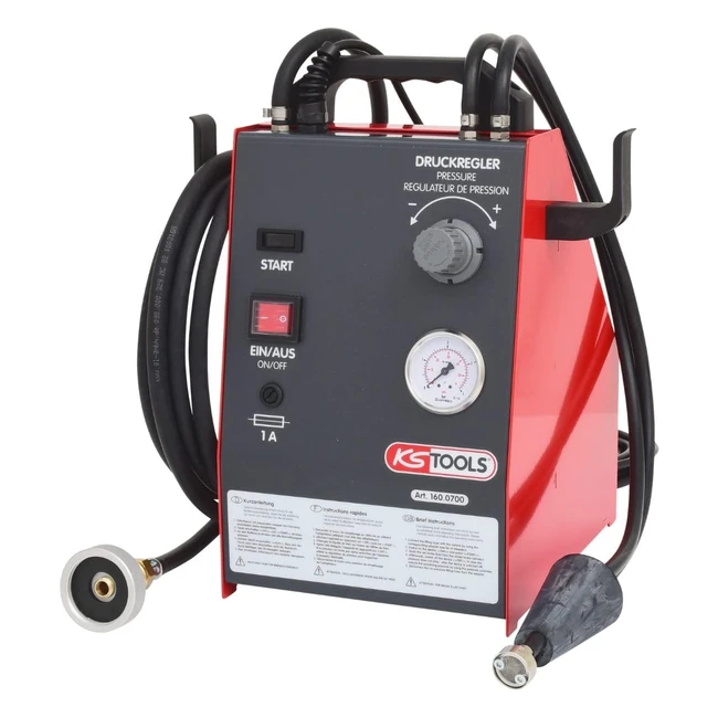 Purgeur de liquide de frein électrique KS Tools 1600700 - 5L - Pression réglable