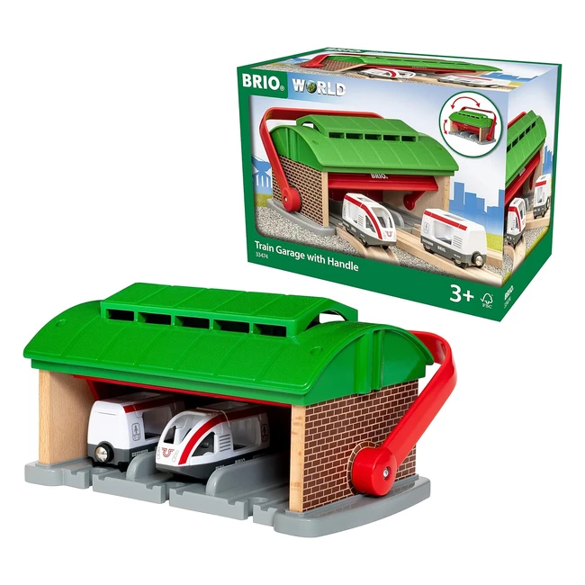 Brio Rimessa Treni Maniglia 33474 - Garage per Ferrovie Giocattolo