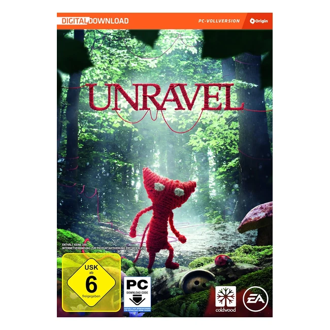 Unravel PC Origin Sofortzugriff - Anspruchsvolle Rtsel liebenswerter Spielcha