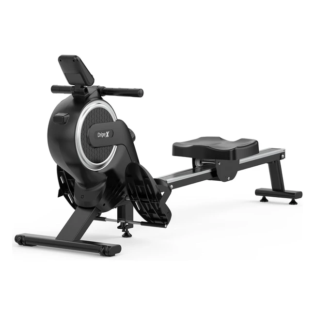 Rameur pliable appartement, freinage magnétique, 16 niveaux de résistance