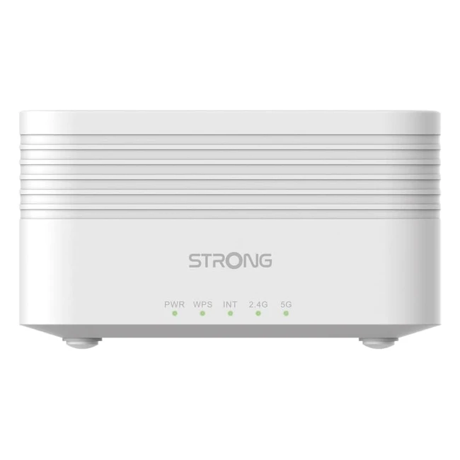 Starker Atria WiFi Mesh AX3000 Add-On: WLAN-Verstärker für Flächendeckung, schnelles WiFi 6 Dual-Band Access Point, Router-Erweiterung