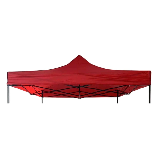 Rebecca Mobili - Couverture de Gazebo Rouge - Résistante aux UV - 3x3m - Réf. RE6576