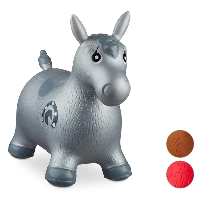 Saltador hinchable para niños hasta 50 kg - Relaxdays