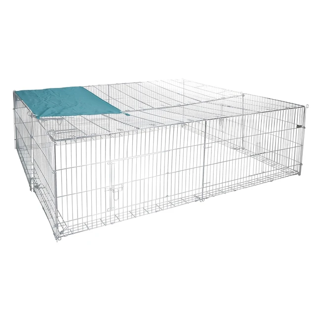 Extension d'enclos pour petit animal Kerbl 230x76x70 cm - Stabilité renforcée