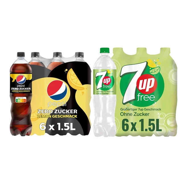 Pepsi Zero Zucker Lemon 6x15l - Erfrischung ohne Zucker und doppelten Geschmack