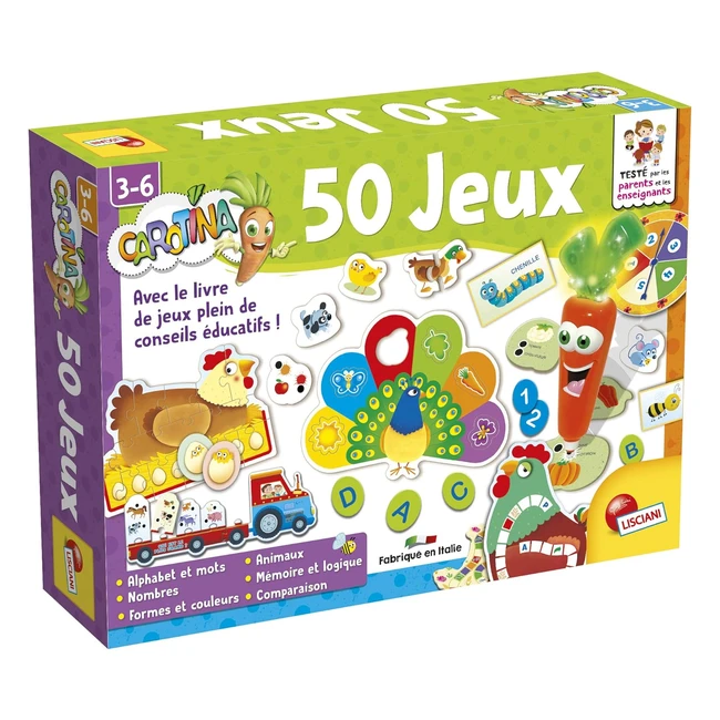 Carotina Estuche de 50 Juegos - Aprende Escuchando - FR66186