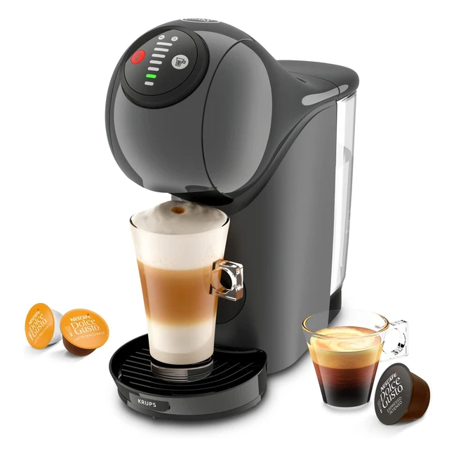 Macchina Nescafè Dolce Gusto Krups Genio S KP240B - Bevande Calde e Fredde - 15 Bar - Serbatoio Acqua 0.8L - Funzionalità XL
