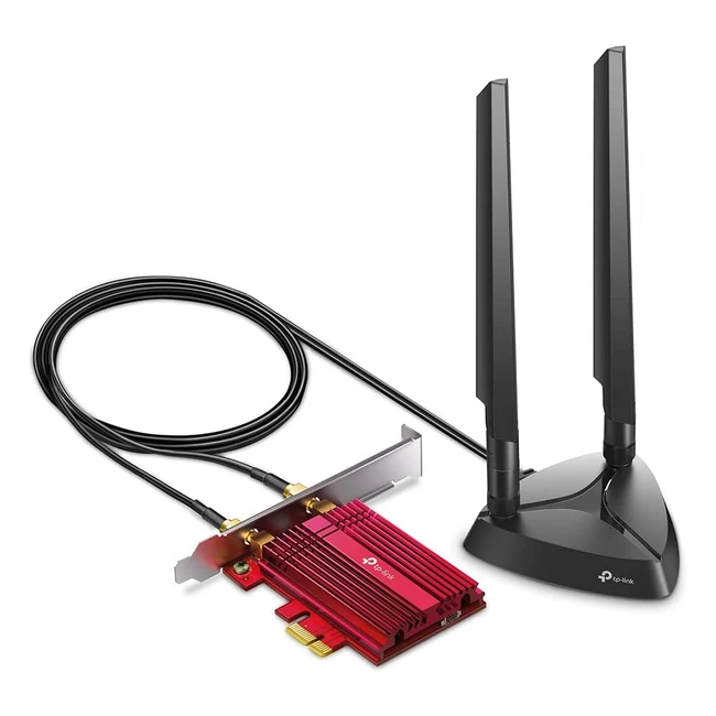 TP-Link AXE5400 TriBand WiFi 6E Bluetooth 5.2 PCI Express Adapter | 2402Mbps Speed | Intel WiFi 6E Chipset