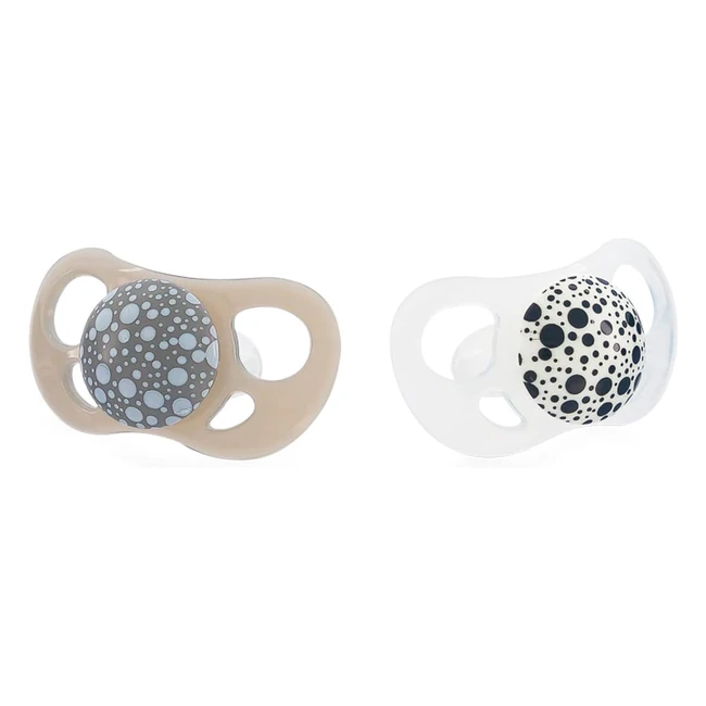 Lot de 2 tétines bébé orthodontiques en silicone - Twistshake 78595