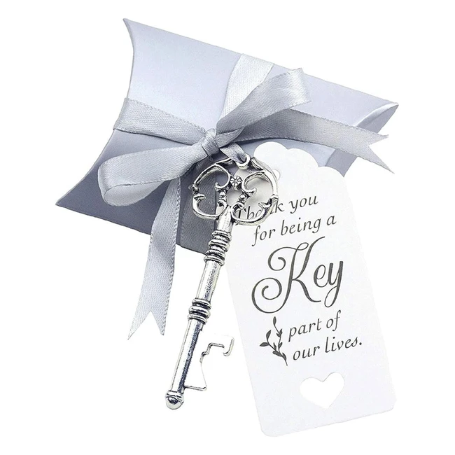 Abrebotellas Ruspela Vintage - Paquete de 50 - Regalos de boda - Caja de dulces