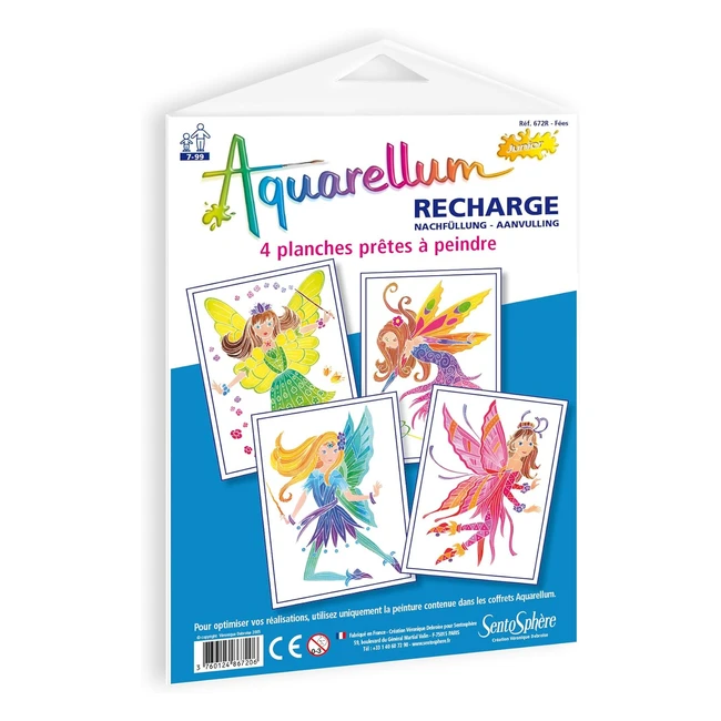 Recarga Aquarellum Junior Hadas 2 - Sentosphère 672R