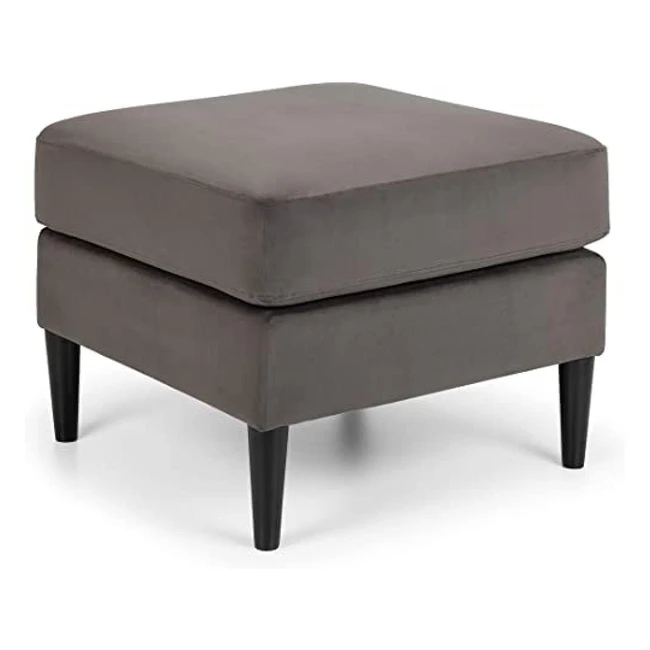 Julian Bowen Hayward Ottoman Grey - Modern Design Maximum Comfort