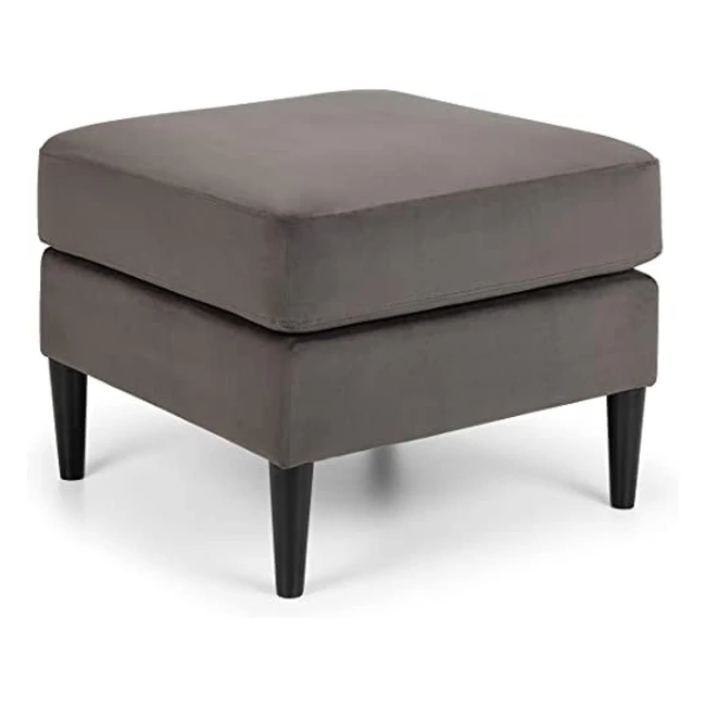 Julian Bowen Hayward Ottoman Grey - Modern Design, Maximum Comfort