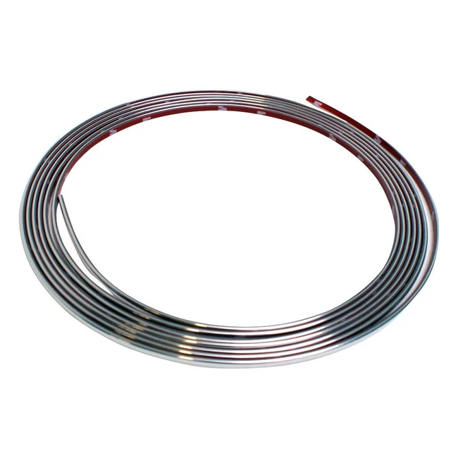 Eufab 30183Cromado Universal 365m x 35mm - Tira de Decoración de Cromo