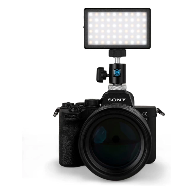 Lume Cube Panel Mini - Testa a Sfera - Alta Qualità - Regolabile - Compatibile con Sony Nikon Canon Fuji Panasonic