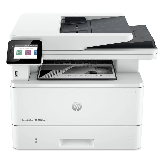 HP LaserJet Pro MFP 4102fdw Multifunktionslaserdrucker mit WLAN und Duplex