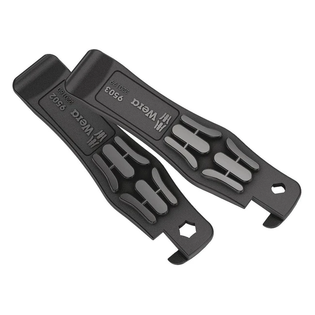 Set 13 Reifenheber Wera 05004184001 - Solleva la gomma in sicurezza
