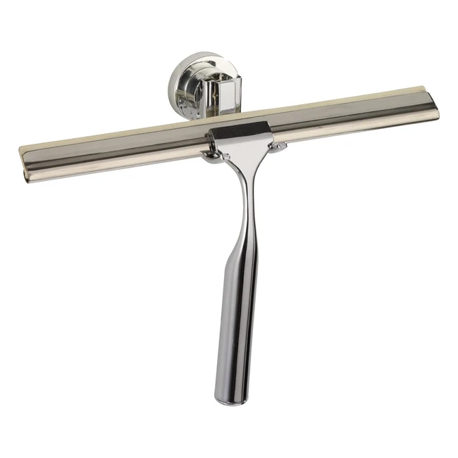 Raclette de Douche Inox Wenko Powerloc - Nettoyage Facile et Sans Traces