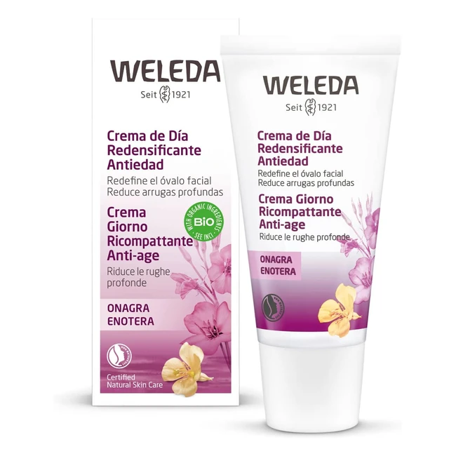 Weleda Evening Primrose Age Revitalising Day Cream 30ml - Strengthens, Firms, and Hydrates