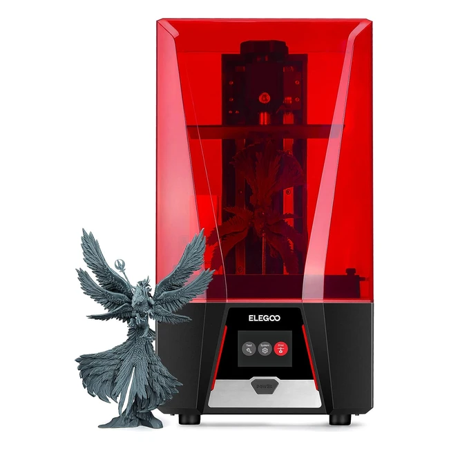 Elegoo Saturn 2 MSLA 3D-Drucker, UV-Harz-Fotohärtungsdrucker, 10 Zoll 8K Monochrom-LCD, 219 x 123 x 250 mm Druckvolumen