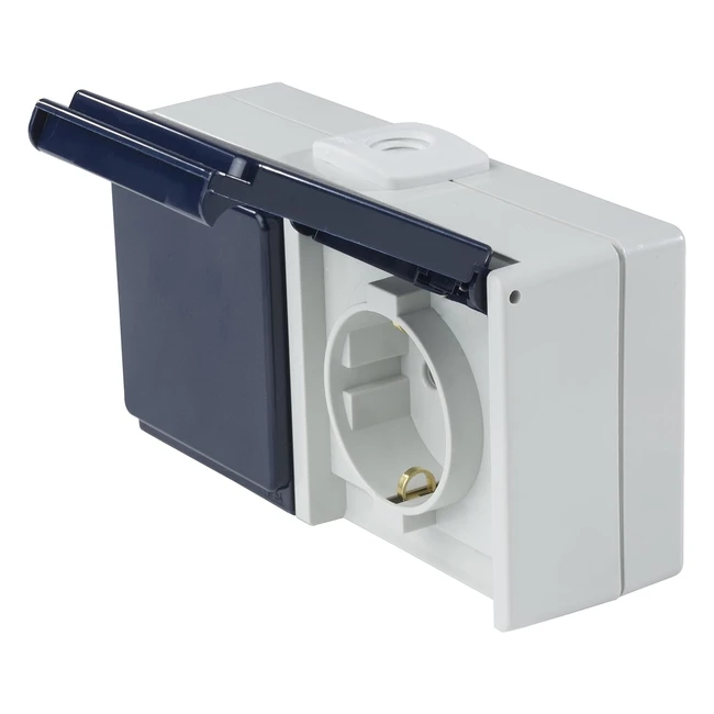 as schwabe surfacemounted socket - robustes Gehuse wetterfest made in German