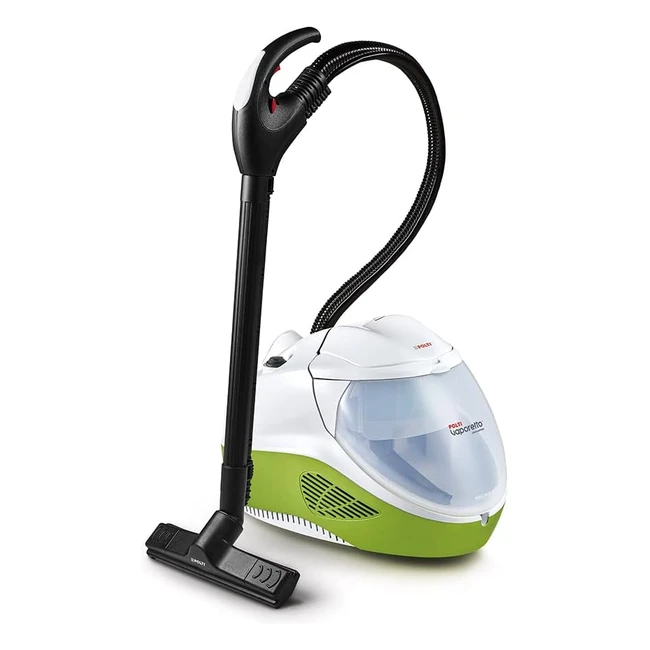 Polti Vaporetto Lecoaspira Fav80 Turbo Intelligence - Limpiador a Vapor y Aspirador - Función Eco - 6 Bar de Potencia - 15 Accesorios