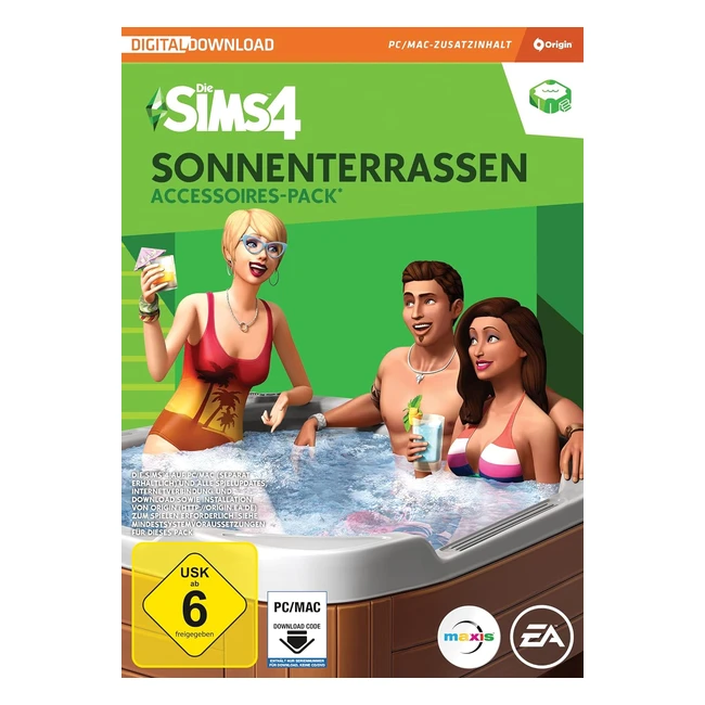 Die Sims 4 Sonnenterrassen SP2 Accessoirespack PC - Windlc PC Download Origin Co