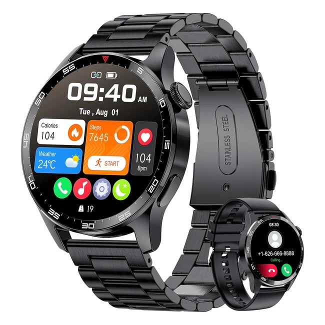 Lige Smartwatch Chiamate Bluetooth 132 - Orologio Intelligente con Cardiofrequenzimetro Spo2 - Notifiche Messaggi - Impermeabile IP67 - Fitness 123 - Modalità Sportive per Android iOS
