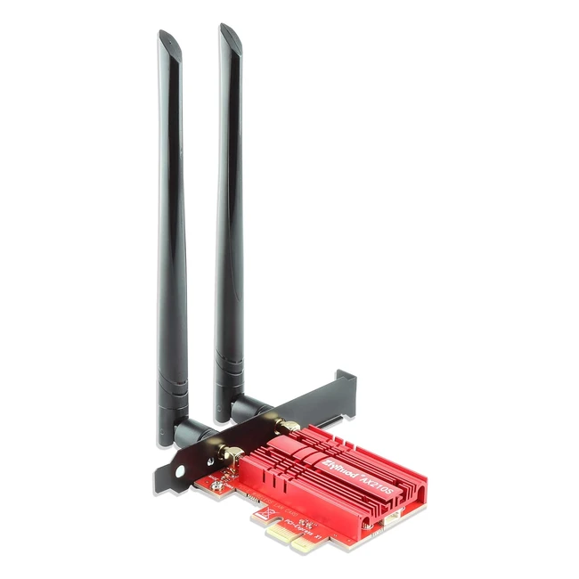 Scheda WiFi Intel AX210 WiFi 6E Bluetooth 5.2 - Velocità fino a 5400Mbps - Tri-banda 6GHz/5GHz/2.4GHz - Windows 11/10 - Ziyituod