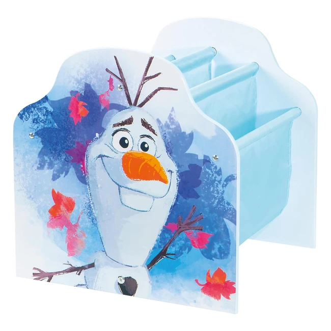 Bibliothèque Disney Worlds Apart avec rangement pochettes pour chambre d'enfant - Valeurs approximatives 395 cm bx 395 cm hx 35 cm t