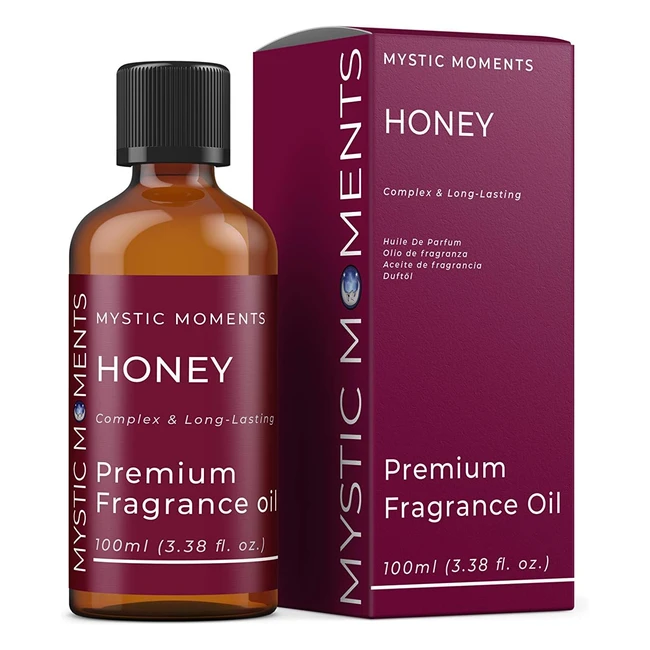 Huile parfumée miel 100ml - Mystic Moments - Réf. 12345 - Idéale pour savons et bougies