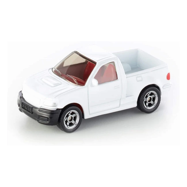 Pickup SikuRanger en plastique blanc avec attelage de remorque - Siku 0867