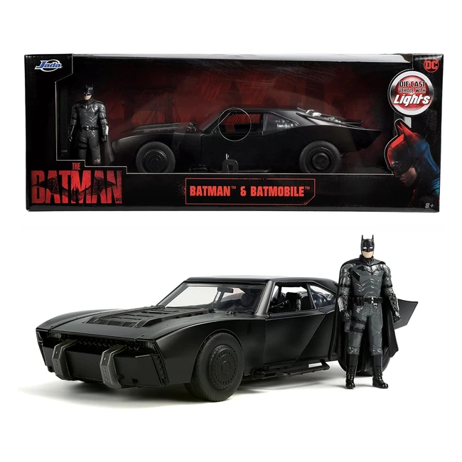 Voiture Jada Batmobile 253216002 en métal noir - Batman 2022