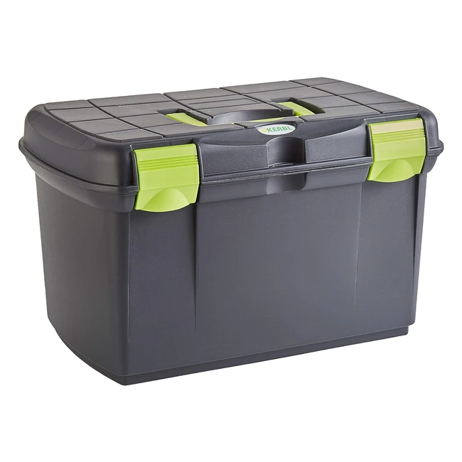 Caja de Limpieza Kerbl Arrezzo Negropistacho con Inserto Extraíble