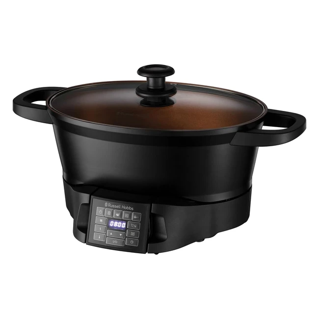 Russell Hobbs 28270 GoodToGo Multicooker - 8 Functions - Sous Vide, Slow Cook, Rice, Steamer - Black