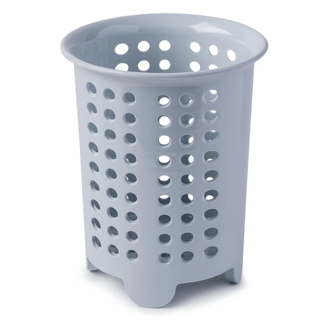 Zeal G231B Gouttoir Couverts en Mélamine Bleu Canard 14x14x17cm - Robuste et Pratique