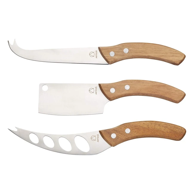 Set Coltello Formaggio Artesa Kitchen Craft Master Class - Acciaio Inox - Manici