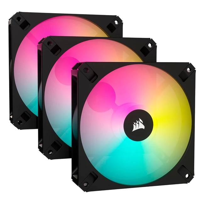 Corsair iCUE AR120 RGB Digital 120mm ARGB-Compatible Fans Triple Fan Kit