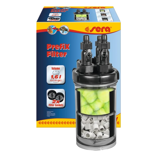 Filtro Sera Prefix para Acuario - Amplía Volumen y Mejora Filtración