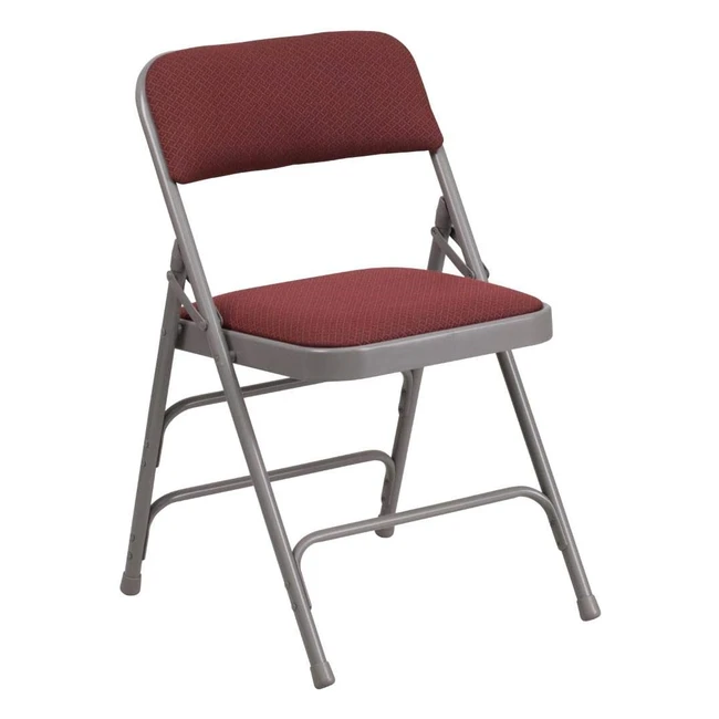 Sedia Pieghevole Curva Flash Furniture Hercules 4pz BordeauxGrigio